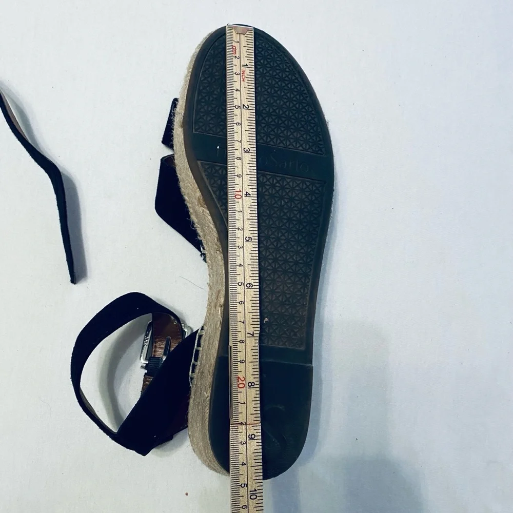 Franco Sarto Black and Brown Espadrilles